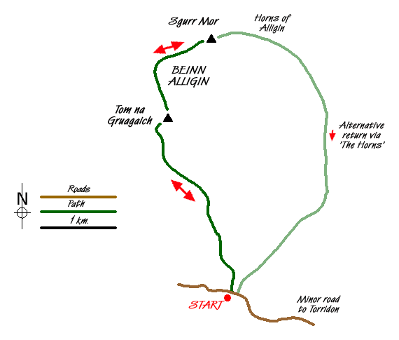 Route Map - Walk 1344