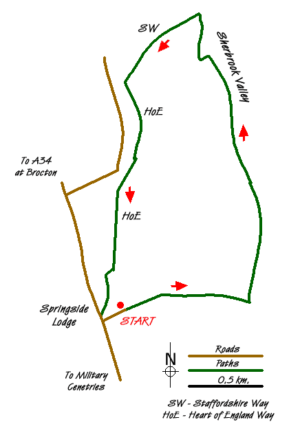 Walk 1348 Route Map