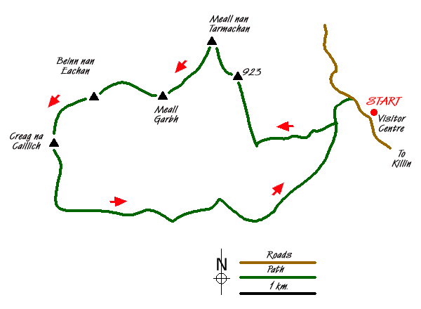 Route Map - Walk 1352