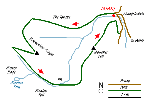 Route Map - Walk 1354