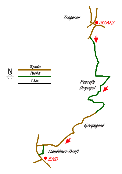 Walk 1364 Route Map