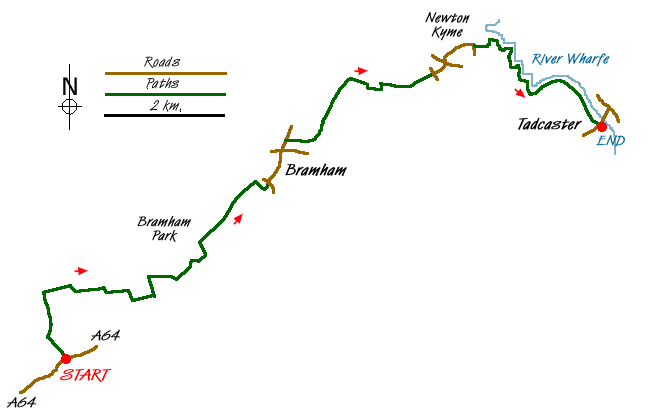 Walk 1380 Route Map