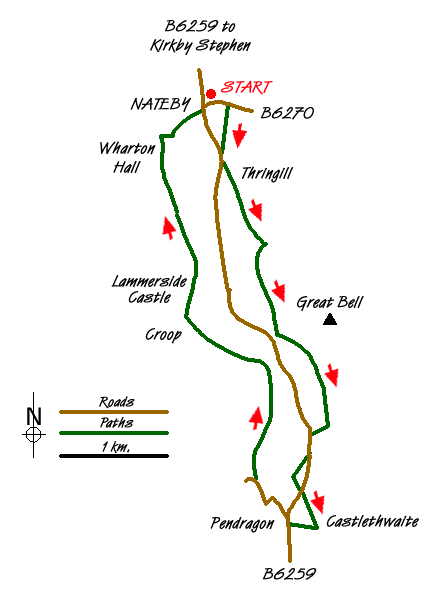 Walk 1382 Route Map