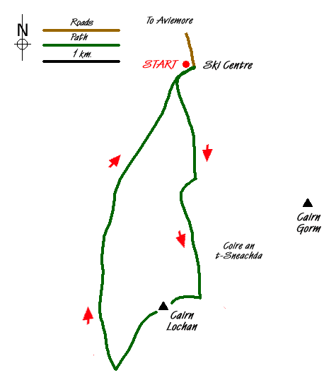 Route Map - Walk 1390