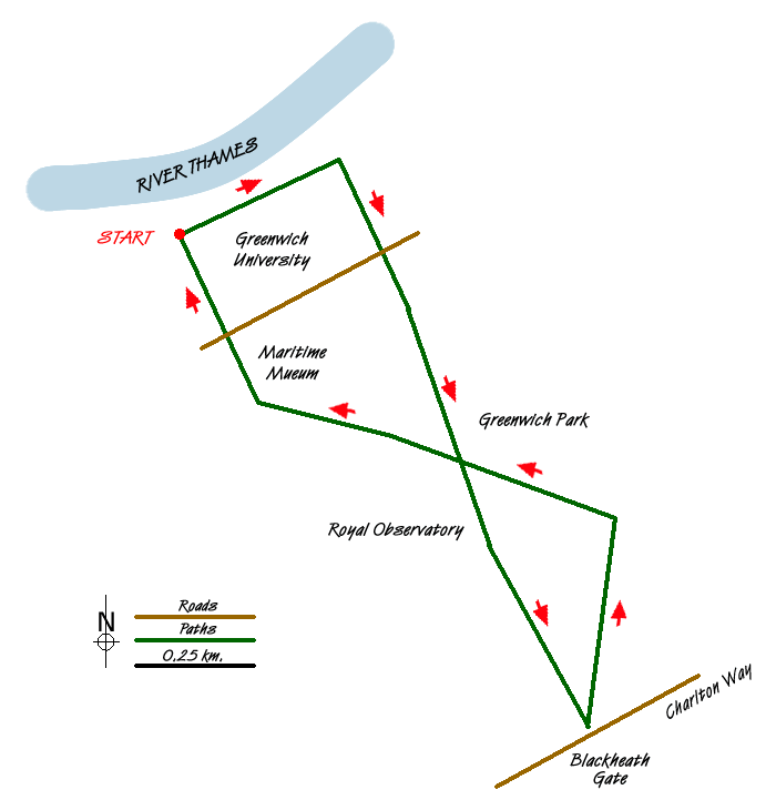 Walk 1398 Route Map
