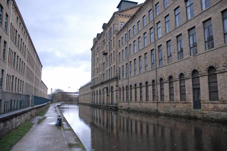 Leeds & Liverpool canal and Salts Mill
