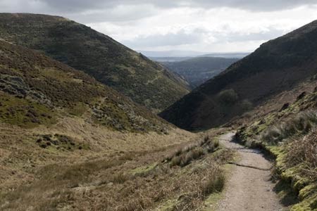 Upper section of Carding Mill Valley