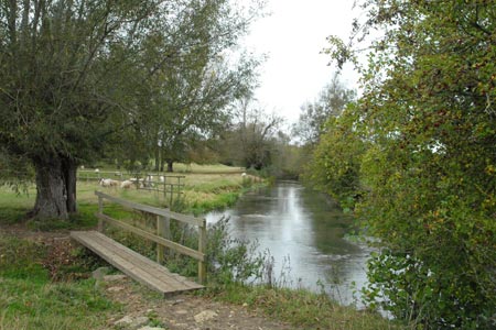 The River Windrush between Widford and Burford