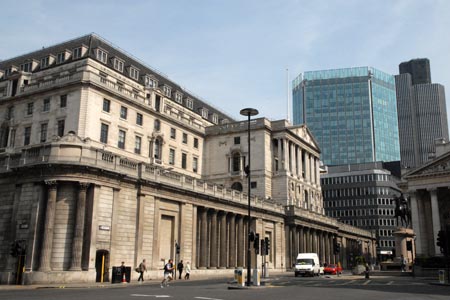 London - the Bank of England