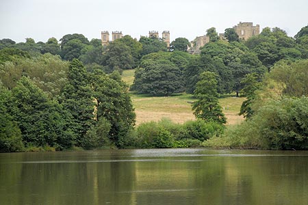 Hardwick Hall - looking across the Great Pond to the Hall