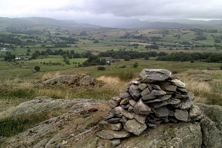 Small cairn on Grandsire summit