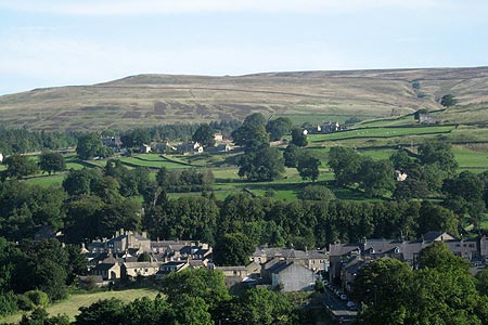 View across Middleton-in-Teesdale