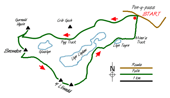 Route Map - Walk 1418