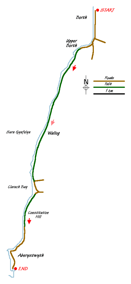 Walk 1420 Route Map