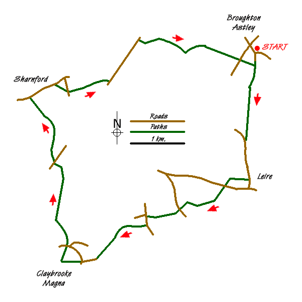Route Map - Walk 1441