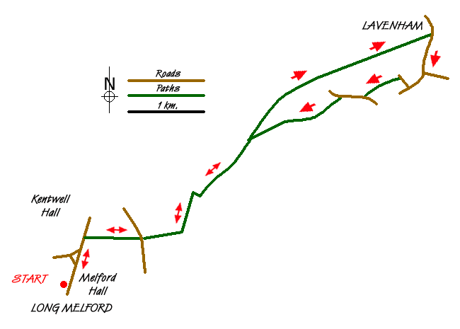 Route Map - Walk 1448