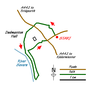 Walk 1451 Route Map