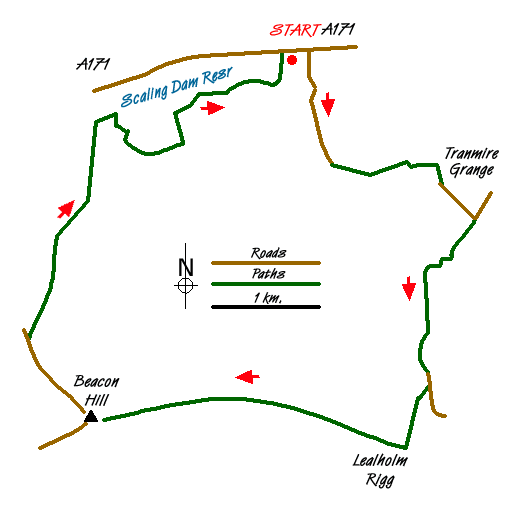 Route Map - Walk 1452