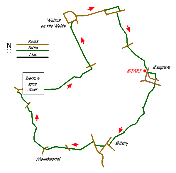 Walk 1465 Route Map