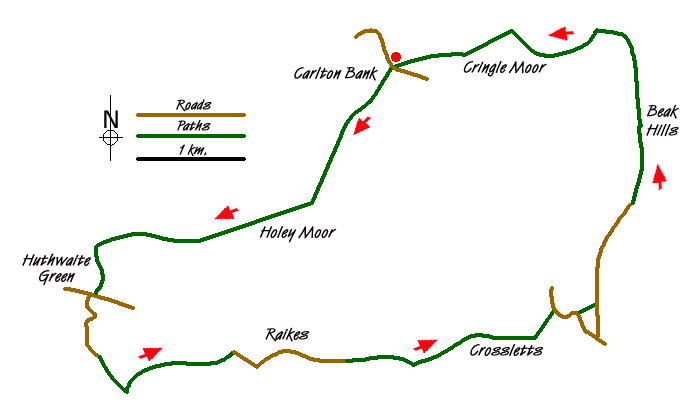 Route Map - Walk 1469