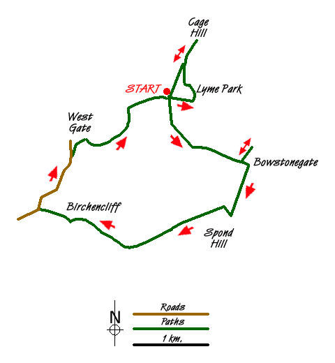 Walk 1474 Route Map
