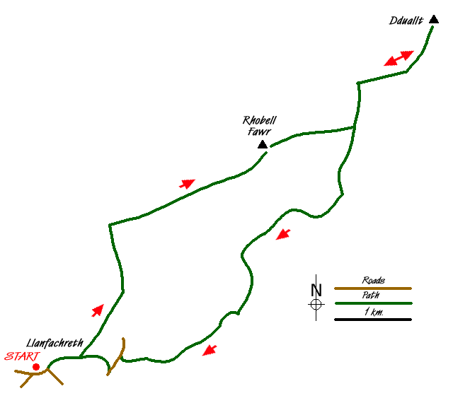 Walk 1499 Route Map