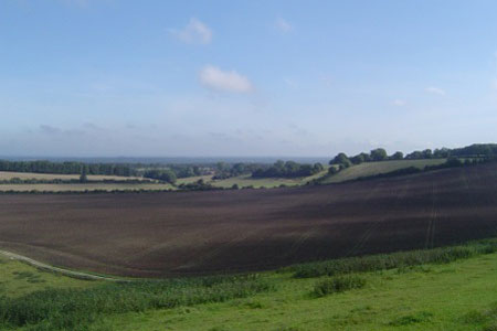 Rolling hills (looking North into Berkshire)