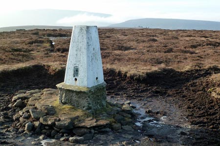 The trig point on Outer Edge