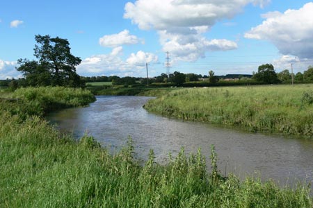 The River Wreake near Frisby on the Wreake