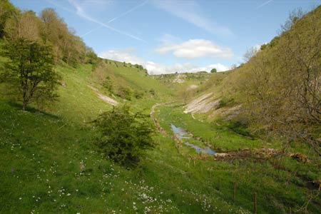 The upper section of Lathkill Dale
