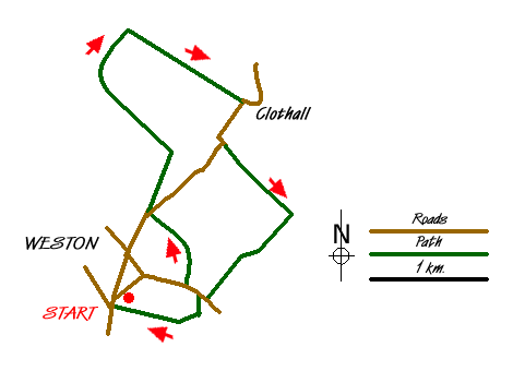 Walk 1503 Route Map