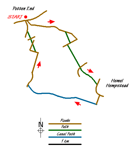 Walk 1504 Route Map