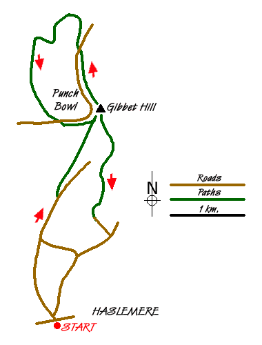 Walk 1514 Route Map
