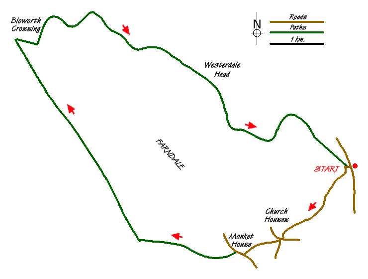 Walk 1527 Route Map