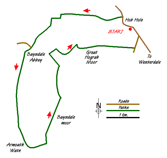 Walk 1538 Route Map
