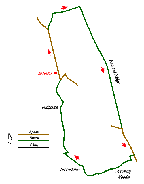 Route Map - Walk 1542