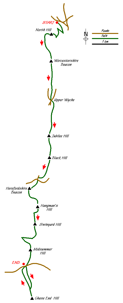 Walk 1556 Route Map