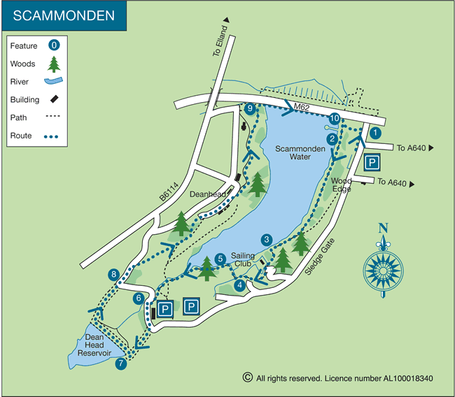 Walk 1587 Route Map