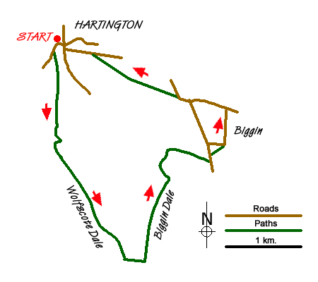 Walk 1595 Route Map