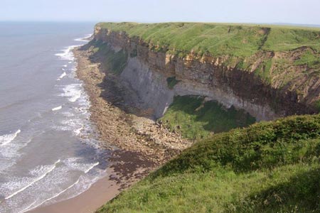 Newbiggin Cliff from the Cleveland Way
