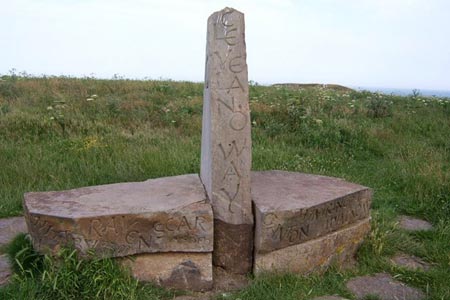 Filey Brigg - Cleveland Way monument
