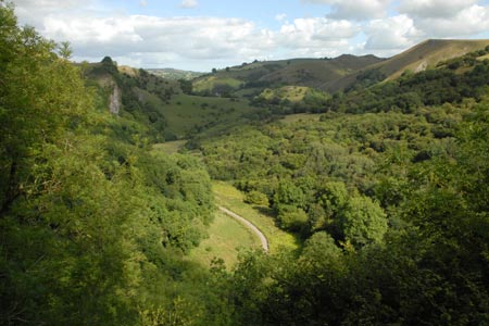 The Manifold Valley from Thors Cave
