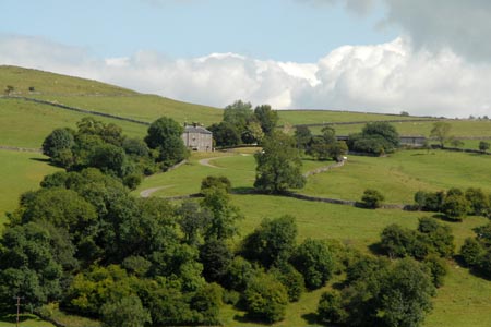 Looking across the Manifold Valley to Castern Hall
