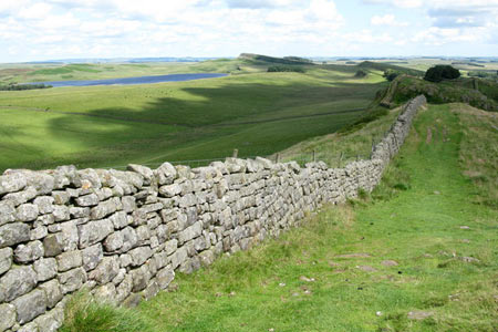 Hadrian's Wall Path on Hotbank Crags
