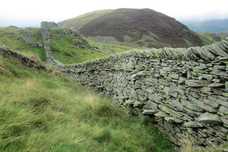 Dry stone wall on Lingmoor Fell
