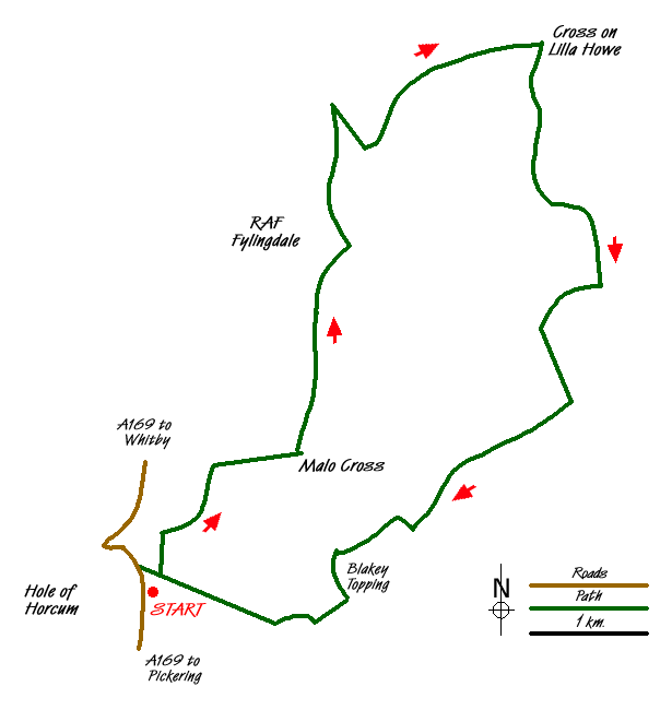 Walk 1602 Route Map