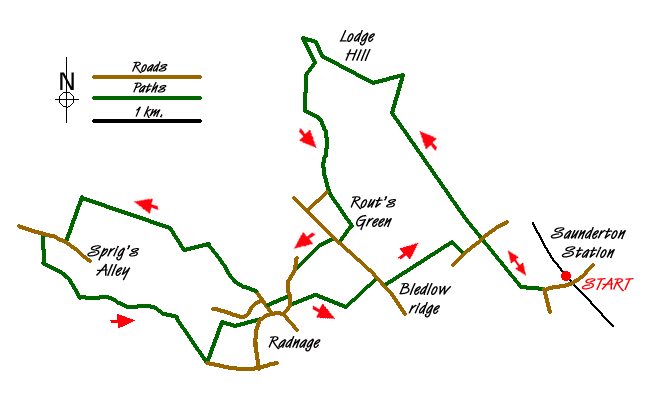 Route Map - Walk 1617
