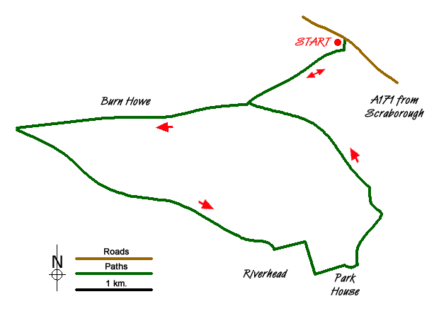 Walk 1623 Route Map