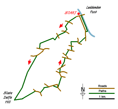 Route Map - Walk 1626
