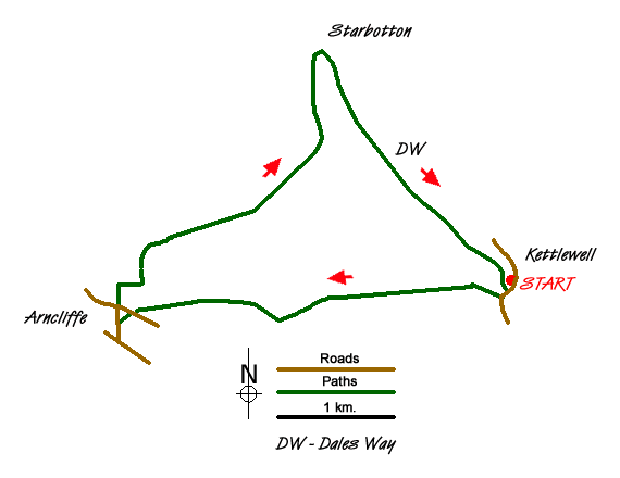 Route Map - Walk 1632